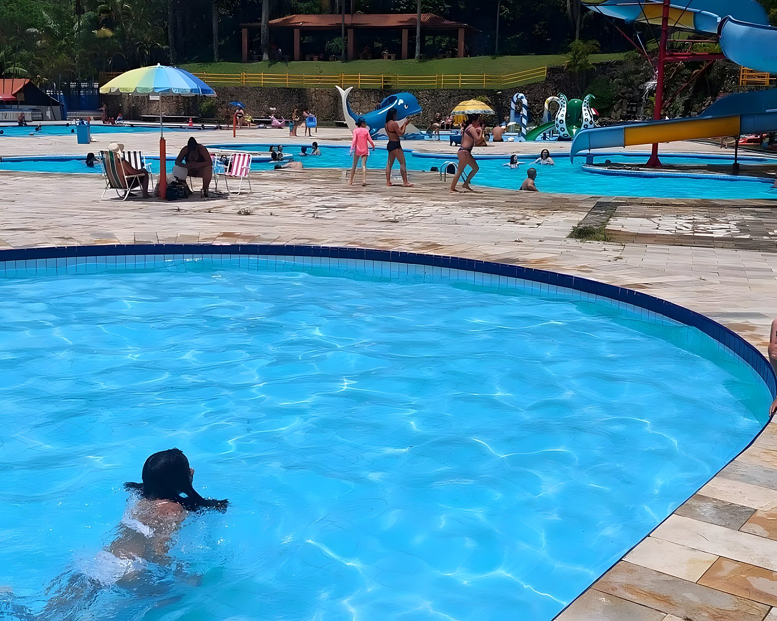 Piscinas do clube